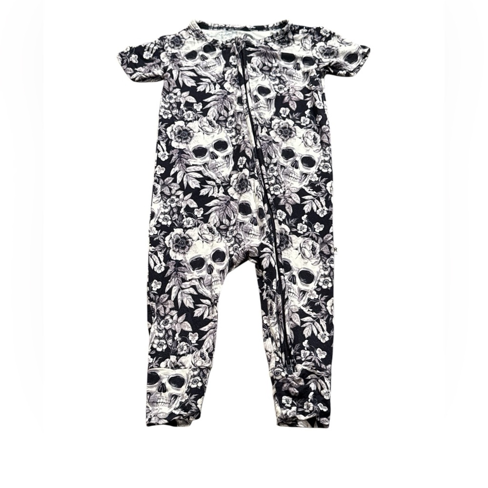 Bums & Roses Skulls Romper
